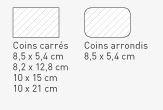 cartes de visite vernis sélectif coins ronds