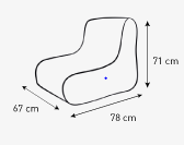 fauteuil et mobilier gonflable personnalisé